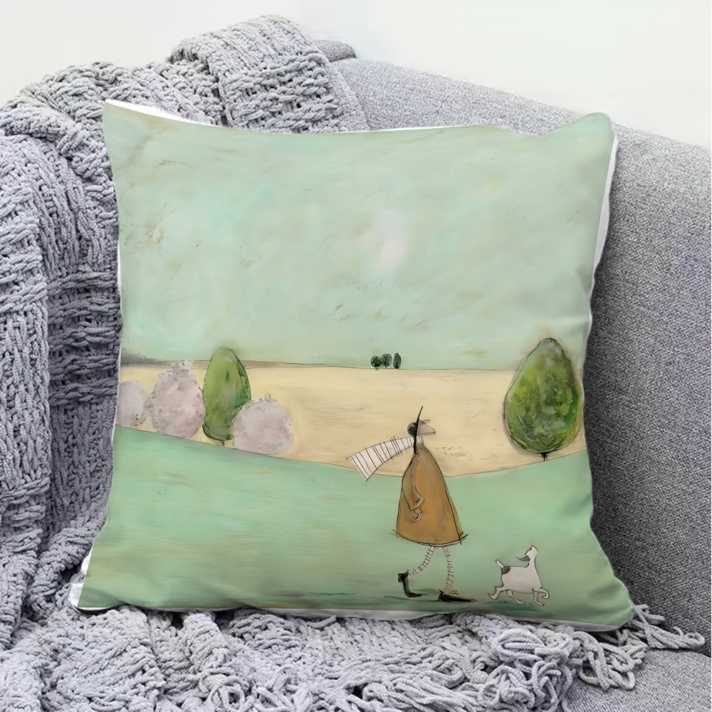 Pillow Insert 18X18 - 1 stuk modieus kussenhoes met cartoonprint,