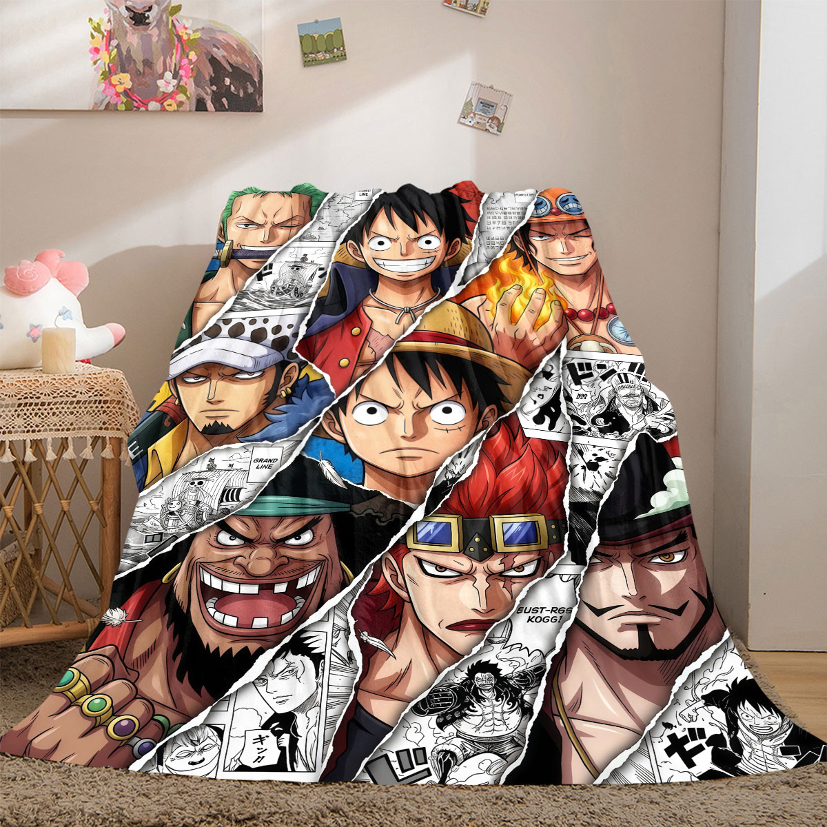 One Piece Premium Print flanel - Home Textiles Premium recensie en prijs